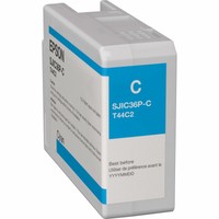 Original Tintenpatrone Epson SJIC36P-C TüRkis