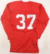 Doak Walker Twice-Signed SMU Mustangs Jersey (JSA LOA) 2xNFL Champ 1952 & 1953