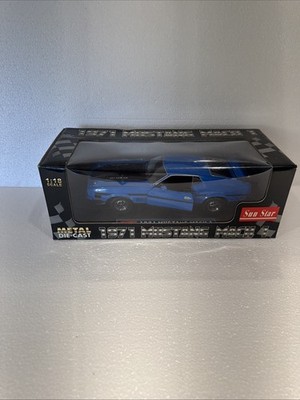 1/18 Sunstar 1971 Ford Mustang Mach 1 RARE Blue 351 RAM Air 3601