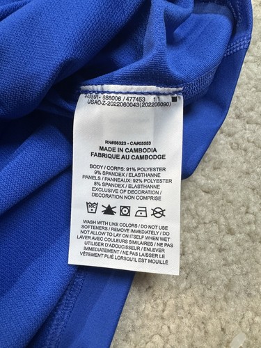 Nike Pro Combat Duke Blue Devils Dri-Fit Team Issue Compression Tshirt Size L - Picture 6 of 10