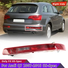 Right Side Rear Bumper Reflector Tail Light Lamp Red Lens For Audi Q7 2006-2015