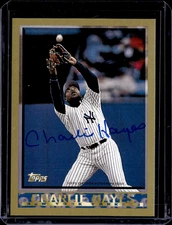 2016 Topps Archives 65th Anniversary Green Back /99 Charlie Hayes #A65-CH Auto