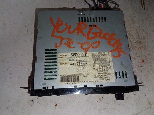 1987-1996 Jeep Grand Wagoneer J10 J20 Cherokee XJ Radio 56009001 OEM Used - Picture 5 of 6