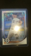 2025 BOWMAN BASEBALL CHROME MOJO REFRACTOR RC JACKSON JOBE DETROIT TIGERS