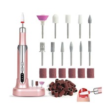 Electric Nail Drill File Cordless,Portable Rechargeable Nail Fi... FAST USA SHIP
