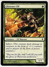 Glistener Elf- #111- MTG- New Phyrexia- Regular- NM