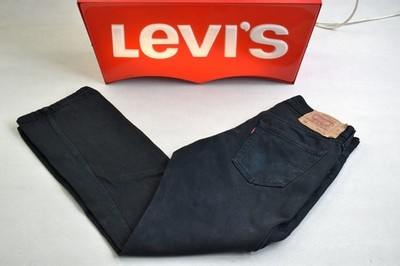 Levis Jeans Hose Vintage 501 90er 90s Pant Trouser Denim Schwarz Black W 33 L 30