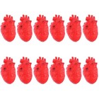 4 Pieces Model Heart Hallpween Prop Halloween Tricky Toys Haunted House Props