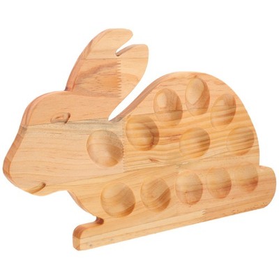 Easter Deviled Egg Platter Deviled Ei Storage Holzschale Hasenform teuflischer