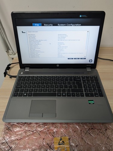 HP ProBook 4545s - AMD A4-4300M Radeon HD - 2GB Ram - No Storage - Picture 1 of 22