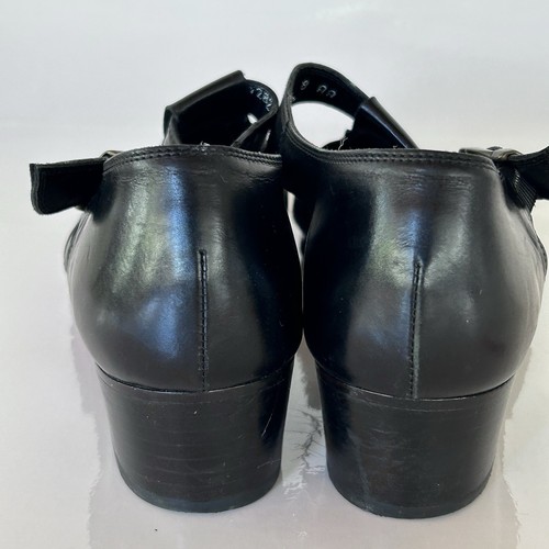 Cole Haan Womens Fisherman Sandals Size 8 AA Hand Made in Italy Black Leather - Picture 9 of 13