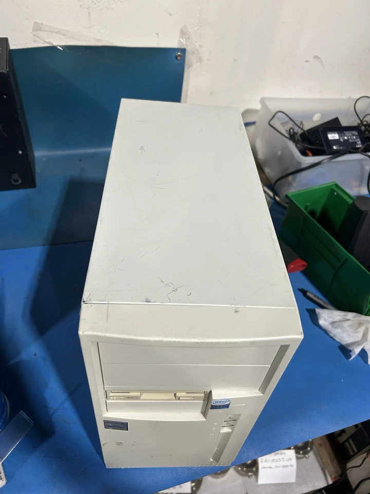 Vintage Inwin V500 MicroATX Beige Computer Case For Retro PC/Sleeper #3 - Image 2 of 4