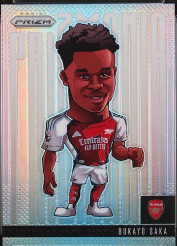 2024/25 Topps Merlin Gamers MG-22 Bukayo Saka - Blue Lightning SSP