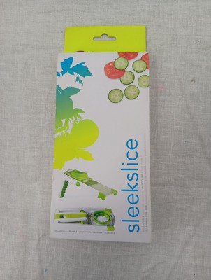 Chef'n Corp Green Sleekslice Collapsible Hand-Held Mandoline Brand New