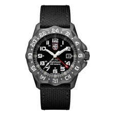 Luminox F-117 Nighthawk Pilot GMT Steel 44mm Black Dial Quartz Men Watch XA.6421