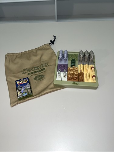 Safari Rush Hour Jungle Escape Game 1999 Vintage By Think Fun Complete No Box - Picture 1 of 8