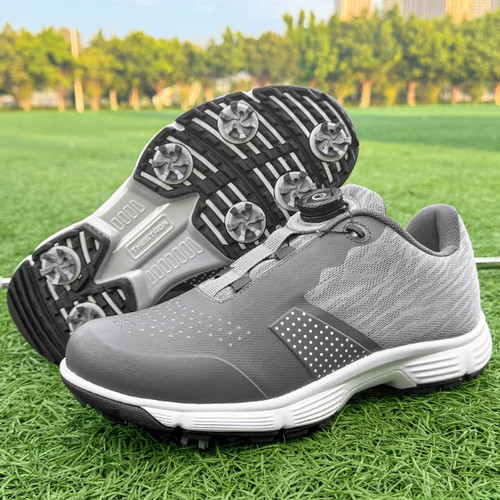 Waterproof Golf Shoes Men Professional Golfers Sneakers Golfing Walking Footwear - Imagen 5 de 23