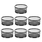 7 Pcs Mesh Paper Clip Holder Organizer Metal Mesh Container for Desk