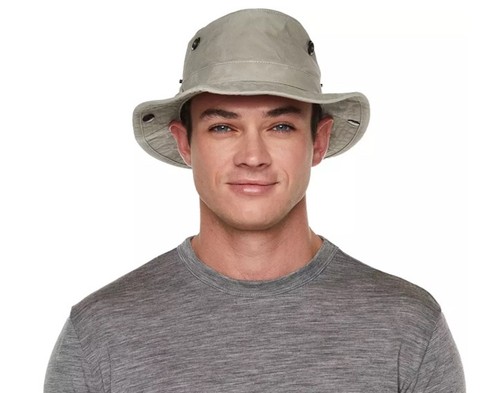 TILLEY T3 Wanderer Khaki Hat Outdoor Hiking Water Resistant UPF 50+ 7 1/4 NWT - Picture 1 of 8