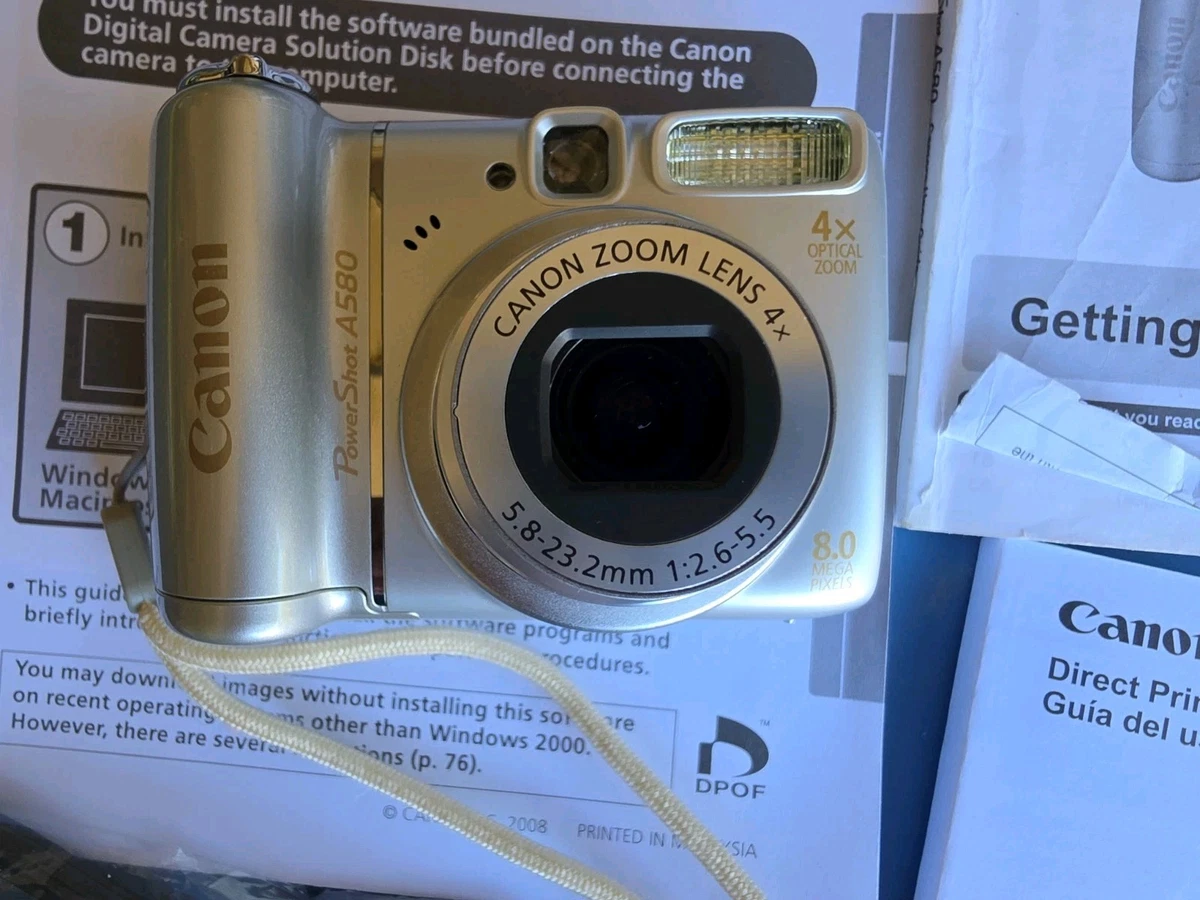 Canon Powershot A580 Viewfinder Digital Cameras for Sale | Shop