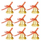  9 Pcs Goldene Glocke Kleine Glocken Dekorative Feiertagsdekorationen