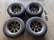 Mazda Mx5 - 15 inch Rota JR19 ( 9x15 ) bronze finish alloy wheel set ( 9 J )