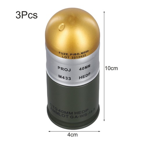 Robust Toy M433 HEDP 40mm Cartridge Dummy Grenade with Mini Compartment - Picture 6 of 16