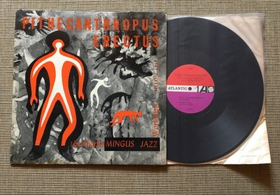 CHARLES MINGUS PITHECANTHROPUS ERECTUS LP 1960 U.S ATLANTIC MONO PLUM REISSUE