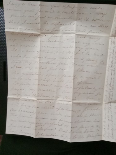 A6# Old 1844 Stampless Cover/ Letter - Picture 4 of 5