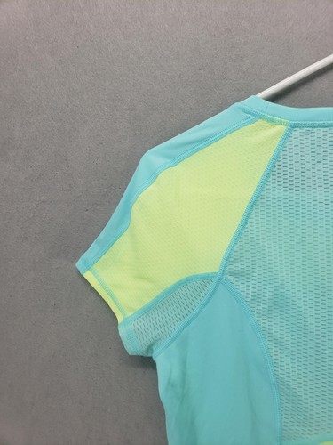 Fila Sport Running Shirt Womens Small Mesh Athletic Tee Top Polyester Fitness Gy - Picture 11 of 16