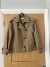 Marks and Spencer Women's Khaki Trench Coat Style Jacket BNWT