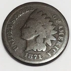 1871 Indian Head Penny Beautiful Coin Rare Date