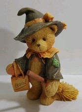 Vintage Enesco Cherished Teddies Gretel "We Make Magic Me And You" Witch Figure