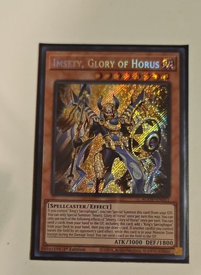 Imsety, Glory of Horus AGOV-EN011 Age of Overlord 1st Edition