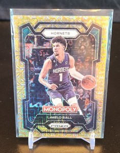 2023 Prizm Monopoly Lamelo Ball Gold Mojo #13 /500