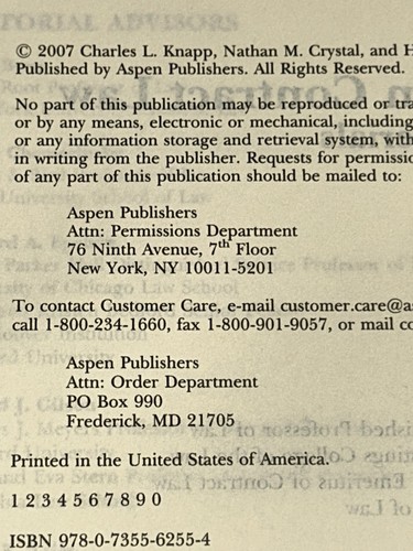 ETHICAL PROBLEMS IN THE PRACTICE OF LAW: 6TH EDITION KNAPP CRYSTAL HB BOOK 2007 - Imagen 6 de 17