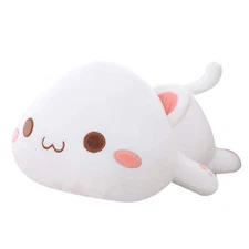 Cat Stuffed Animals, Soft Cat Plush Pillow Kawaii Kitten Stuffed Animal Toy G.