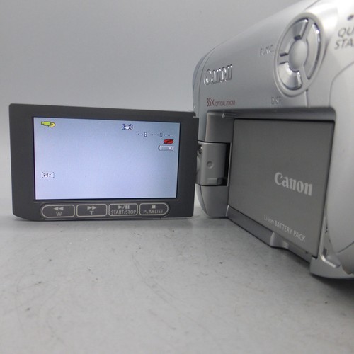 Canon DC211 Handheld DVD-RW Camcorder Silver Tested - Picture 4 of 10