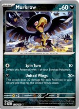 Murkrow Common SV02: Paldea Evolved 131/193 NM