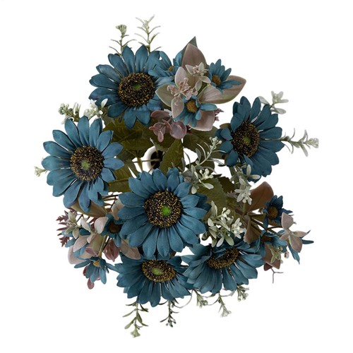 Artificial Silk Sunflower Fake Flowers Bunch Bouquet Wedding Party Home Decors - Picture 16 of 16