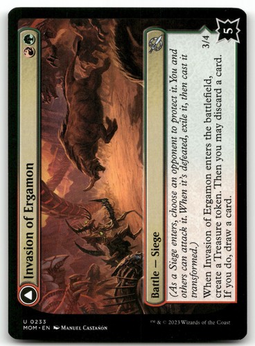 Invasion of Ergamon #233 (NM) March of the Machine MOM Magic MTG - Picture 2 of 2