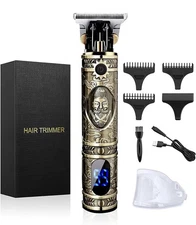 Hair Clippers for Men Cordless Professional Beard Trimmers with LCD Display