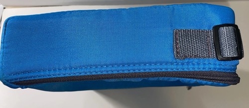 1990s Case Logic 30 Cassette Tape Storage Carry Bag Teal Blue Vintage - Picture 6 of 8