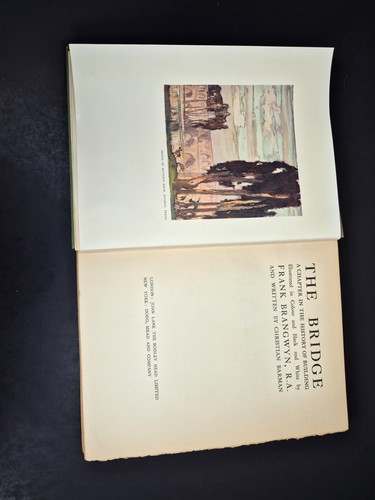 The Bridge A Chapter in the History of Building 1st ed 1926 Brangwyn/Barman - Picture 15 of 19
