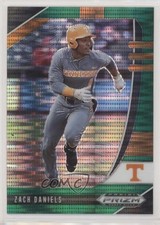 2020 Panini Prizm Draft Picks Green Pulsar Prizm Zach Daniels #PDP131 0d1w