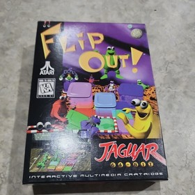 Atari Jaguar Flip Out! Complete In Box 1995