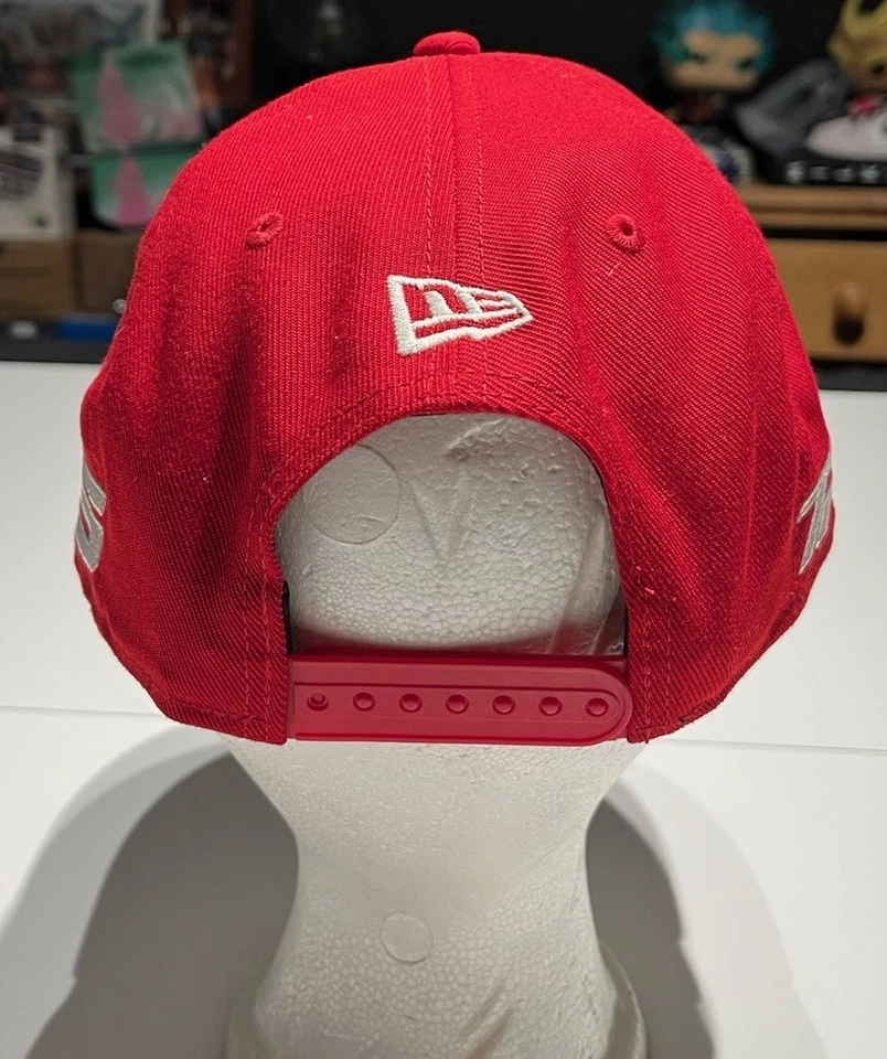 Gorra TaylorMade New Era Snap Back roja TP5/M5 Golf Tour talla única Foto 3 de 4