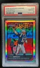 2006 Bowman Chrome Tom Brady Refractor Patriots PSA 10