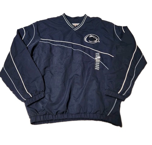 Vintage 58 Sports Penn State Nittany Lions Windbreaker Jacke Pullover Medium