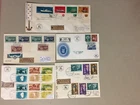 Five '50 Israel registered fdc with multiple stamps(z)